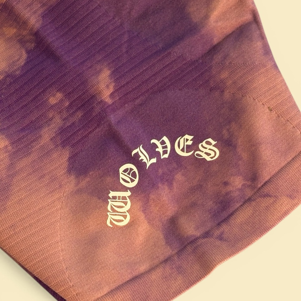 Darc Sport Purple and Pink Athletic Shorts - Picture 2 of 2